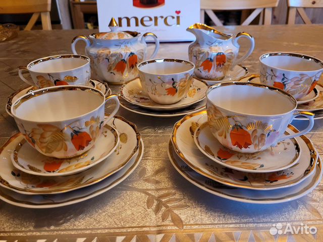 Чайный сервиз СССР Вербилки