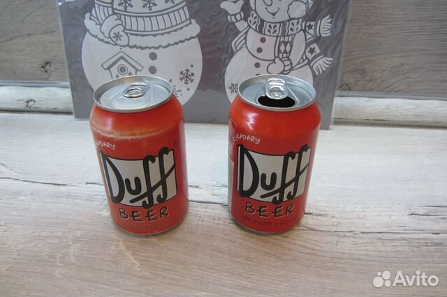 Пиво Duff пустая банка (из Симпсонов) купить в Москве | Хобби и отдых ...