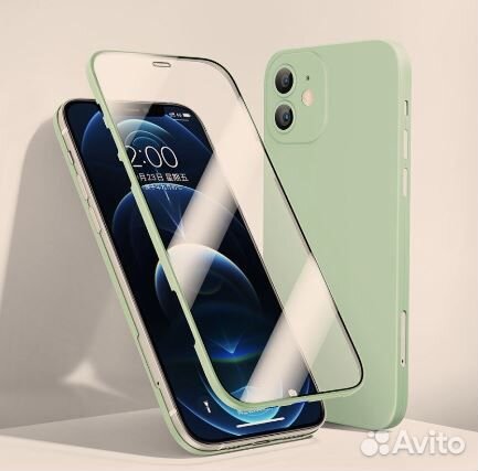 Двухсторонний чехол для iPhone 12 (противоударный)