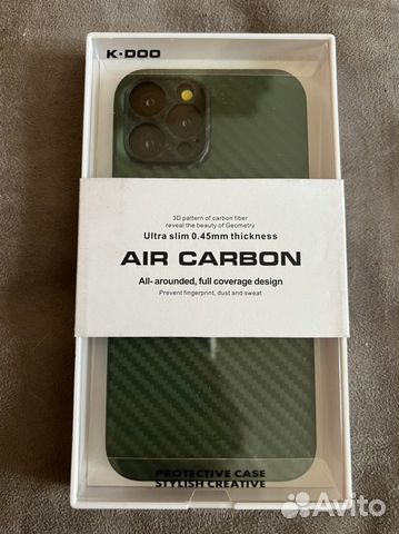 Чехол K-DOO AIR carbon iPhone 12pro max
