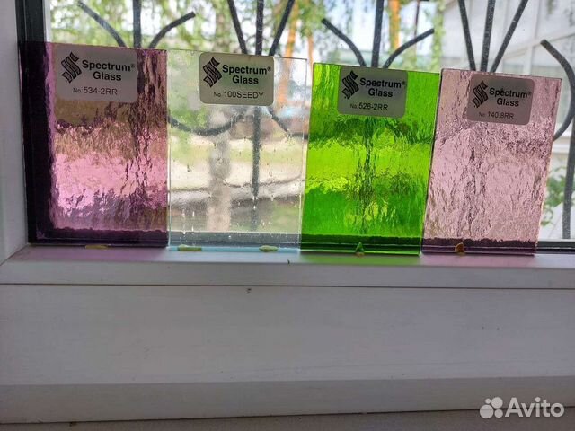 Стекло цветное