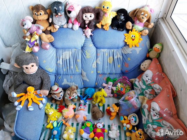 Продажа мягких игрушек б/у
