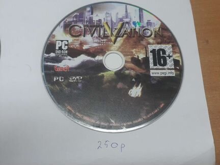 DVD диски с игрой (игра Heroes VI и Civilization V