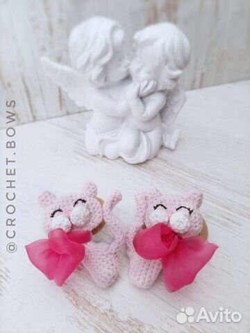 Вязаные резинки для волос