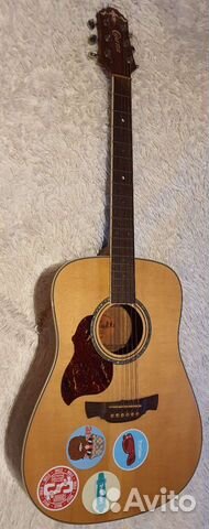 Леворукая акустическая гитара Crafter