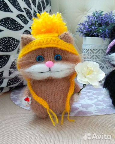 Пушистые котята(ручная работа)