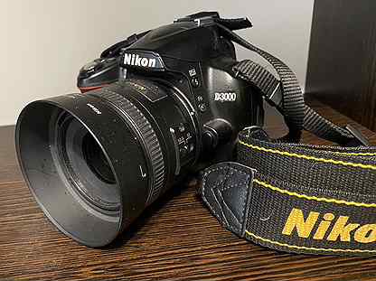 Зеркальный фотоаппарат Nikon D3000 без обьектива