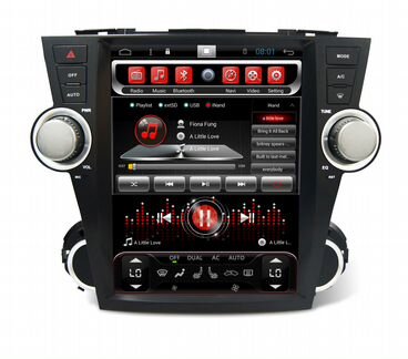 Магнитола Tesla для Toyota Highlander android