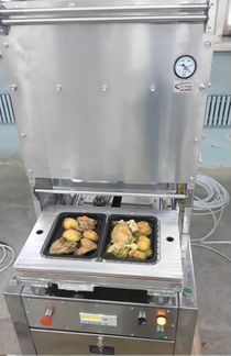 Запайщик лотков полуавтоматический skin-эффект