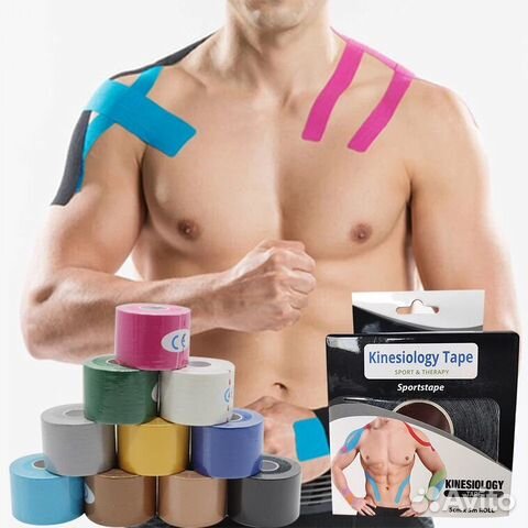 Кинезиотейп Кинезио тейп бинт для лица и тела