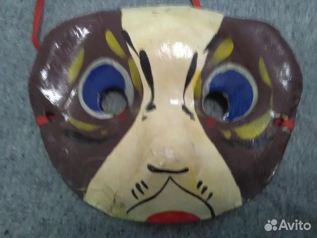 Маска Карнавальная Новогодняя ретро СССР