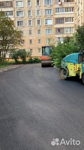 Укладка Асфальтирование дороги парковки