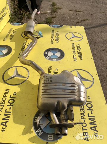 Mercedes W222 S222 W217 C217 Глушитель в сборе L л