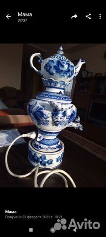 Самовар гжель