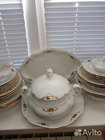 Сервизы фарфор хрусталь