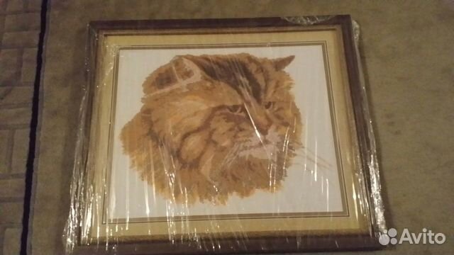Картина Кошка новая запечатанная обмены