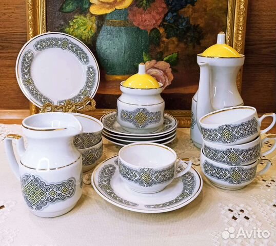 Сервиз чайный кофейный Айя-2 Рига 1970-е