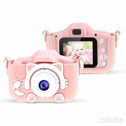 Детский фотоаппарат Childrens Fun Camera розовый