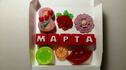 Букет из мыла