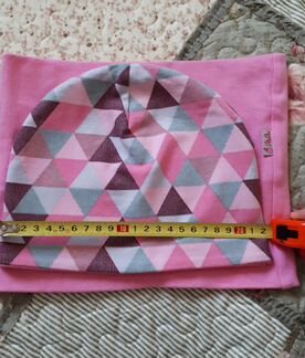 Комплект двухслойный шапка+снуд