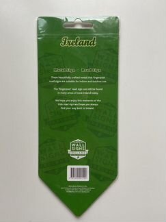 Металлический знак на стену Ирландия