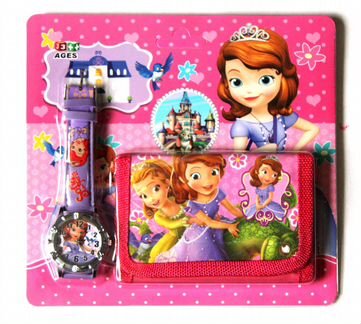 Детские часы с кошельком Disney
