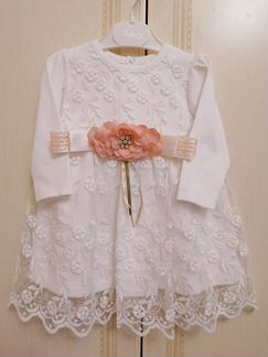 Нарядно платье для девочки 74-86 см