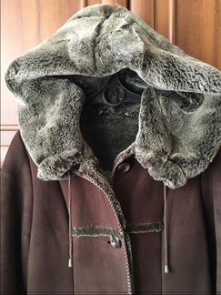 Дубленка длинная