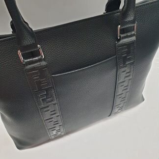 Новый мужской портфель для документов Fendi черный