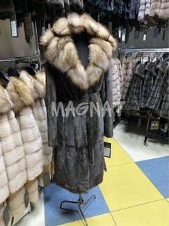 Шуба с куницей