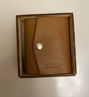 Кошелек из натуральной кожи doob новый
