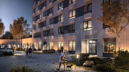 1-к квартира, 40.1 м², 6/32 эт.