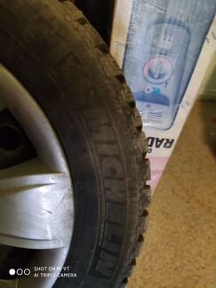 Б/у Michelin X-Ice North 185/65 r15 c дисками