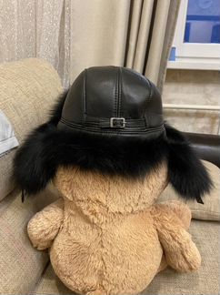 Мужская меховая шапка-ушанка