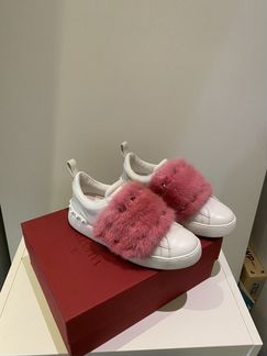 Кеды Valentino с мехом оригинал