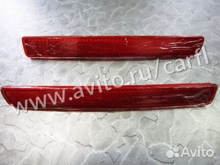 Катафоты в задний бампер range rover sport