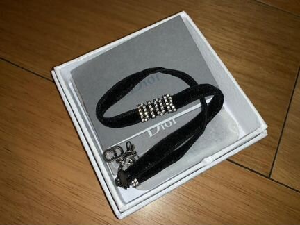 Бархатный чокер Dior оригинал