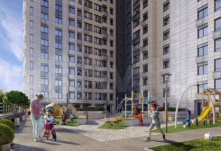 1-к квартира, 39.5 м², 17/24 эт.