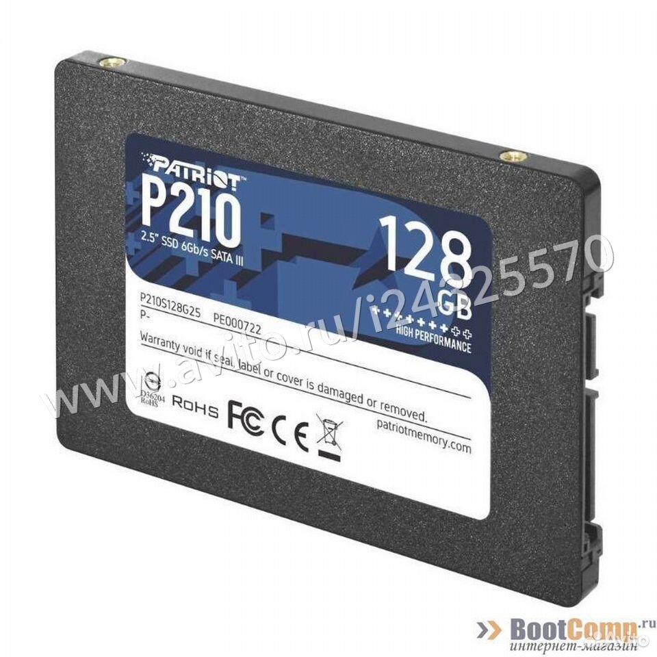  Жесткий диск SSD 128GB Patriot P210 P210S128G25  84012410120 купить 2
