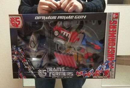 Бластер с Маской Оптимус Прайм