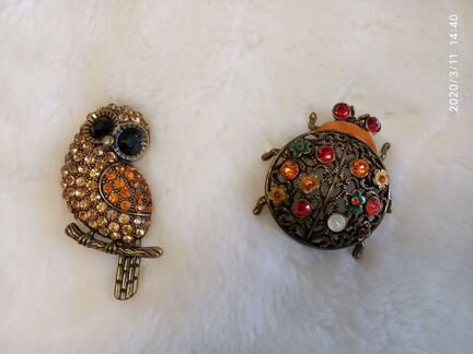 Броши, подвески, серьги (новое)