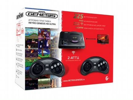 Игровая приставка Retro Genesis HD Ultra+225 игр