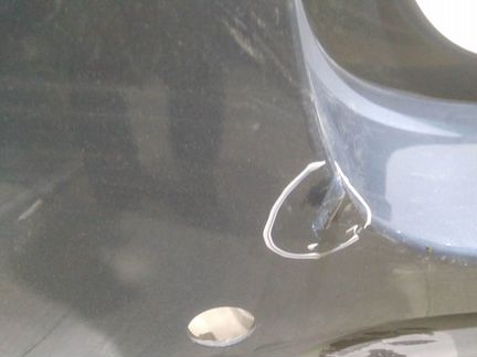 Бампер задний Рено Дастер Renault Duster рестайлин