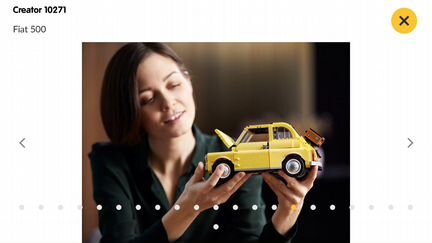 Lego, fiat 500