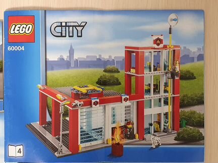 Lego city 60004 Пожарная часть