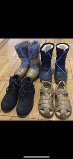 Timberland и сандали б/у 34 р 2 пары