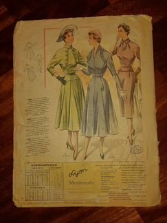 Журнал мода 1950 х Modenschau Германия винтаж