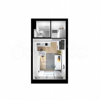 Квартира-студия, 19.6 м², 33/33 эт.