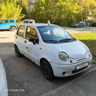 Daewoo Matiz 0.8 МТ, 2012, битый, 128 322 км