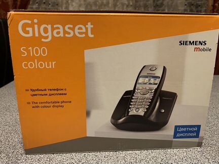 Беспроводной телефон Siemens Gigaset S100 Colour
